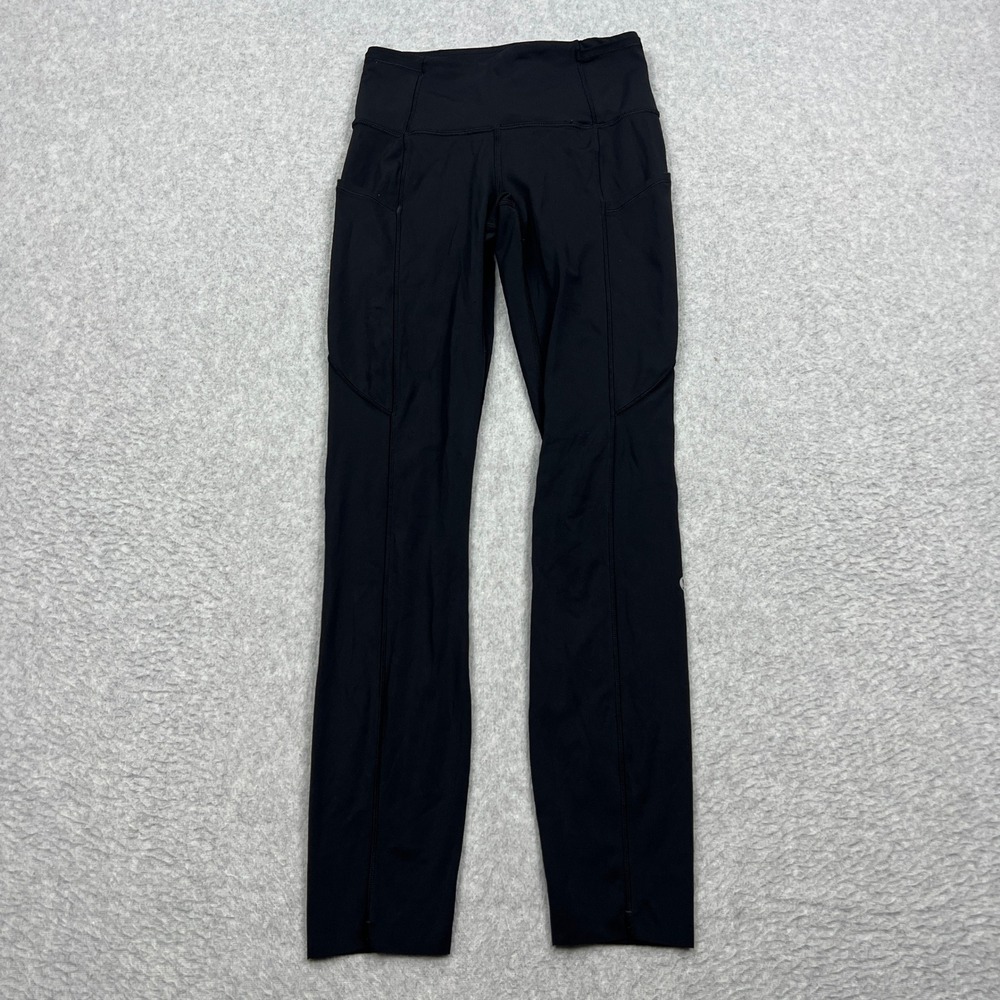 Lululemon Fast and Free Tight‎ II 25" Leggings Women's 2 Black High Waist W5BXQS